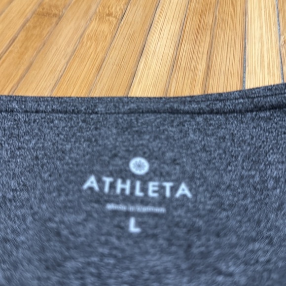 Athleta Gray Leggings with Black Accents - Picture 4 of 4